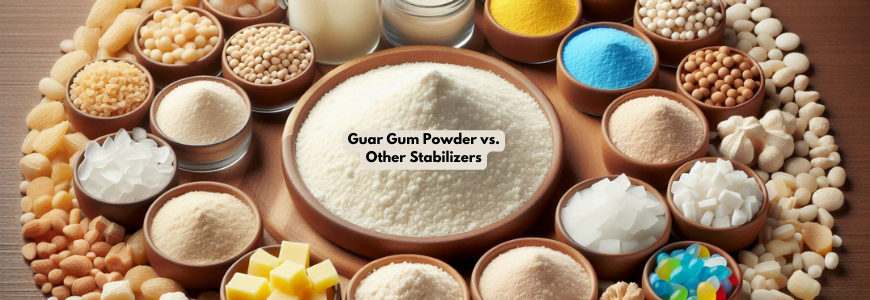 Guar Gum Stabilizer vs. Other Stabilizers: A Comparative Analysis for Ice Cream Makers Guar Gum Stabilizer vs. Other Stabilizers