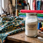 Guar Gum in Textile Industry: Transforming Fabric Production Guar gum for textiles showcasing premium guar gum powder and textiles in the background