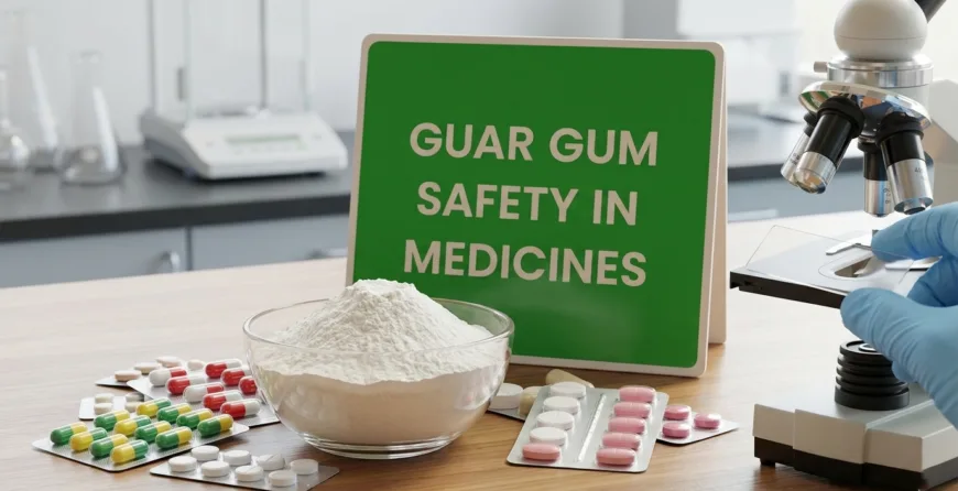 Guar Gum Safety in Medicines with pharmaceutical products and medical applications