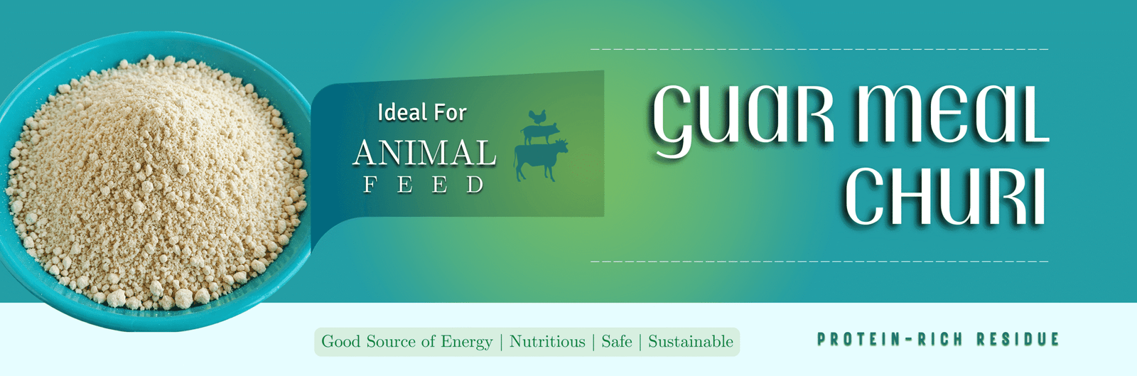 Guar Meal Churi Banner - Durga Enterprises